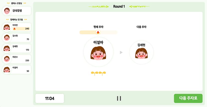 실제 그로미 낭독 수업